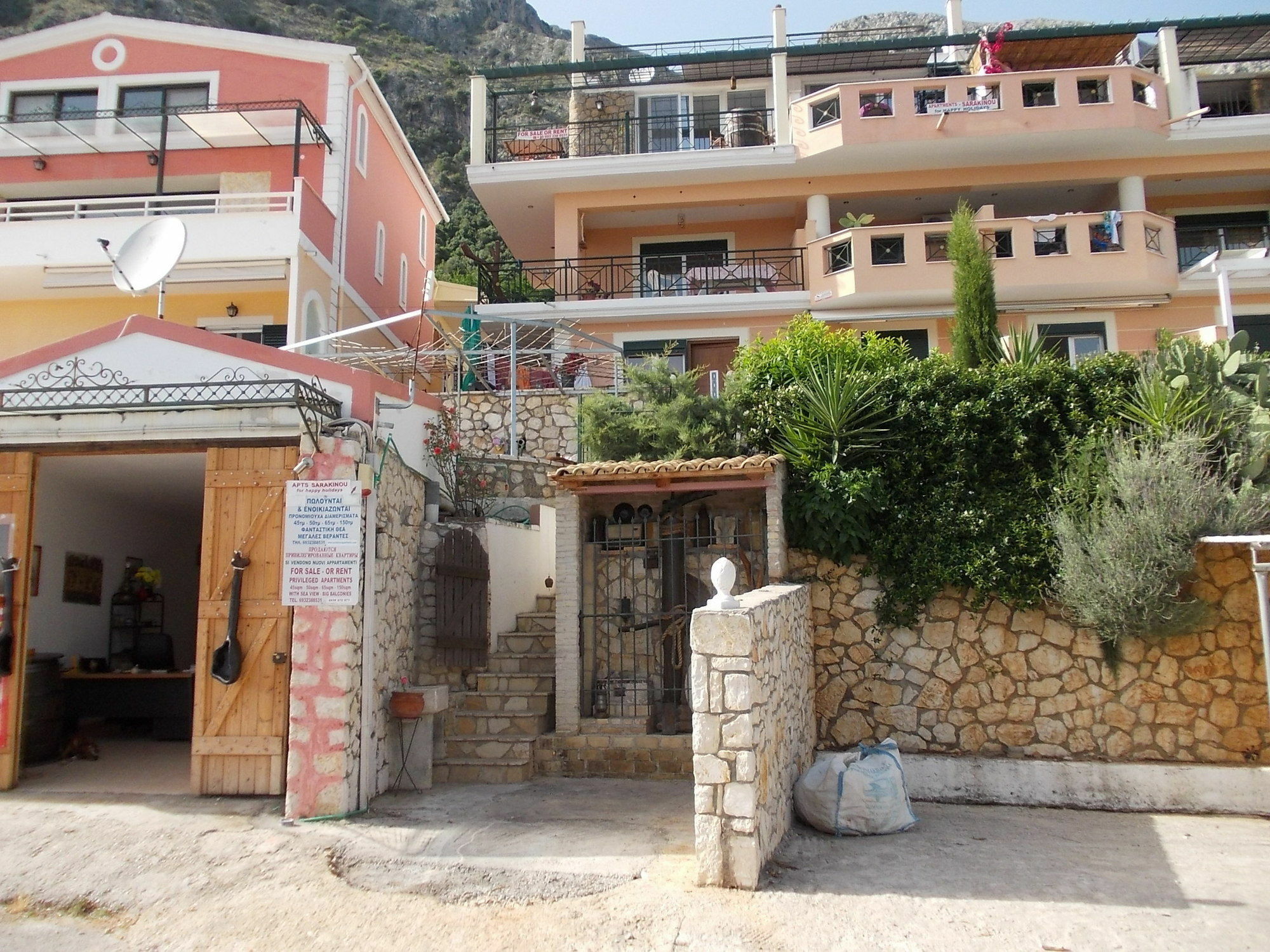 Sarakinos Apartments Barbati Exteriér fotografie
